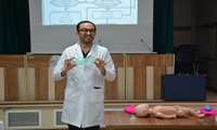 برگزاری کارگاه احیا قلبی ریوی نوزاد(CPR) در مرکز آموزشی درمانی شهید اکبر آبادی